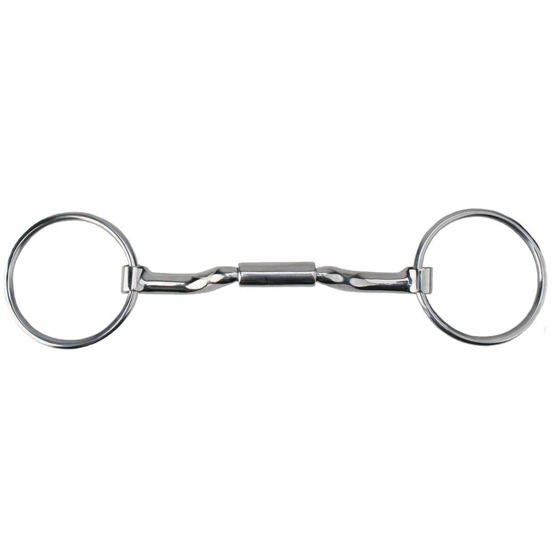 Toklat Originals Toklat Myler Bridoon With Stainless Steel Forward Tilted Port Snaffle MB 36 Horse Bits