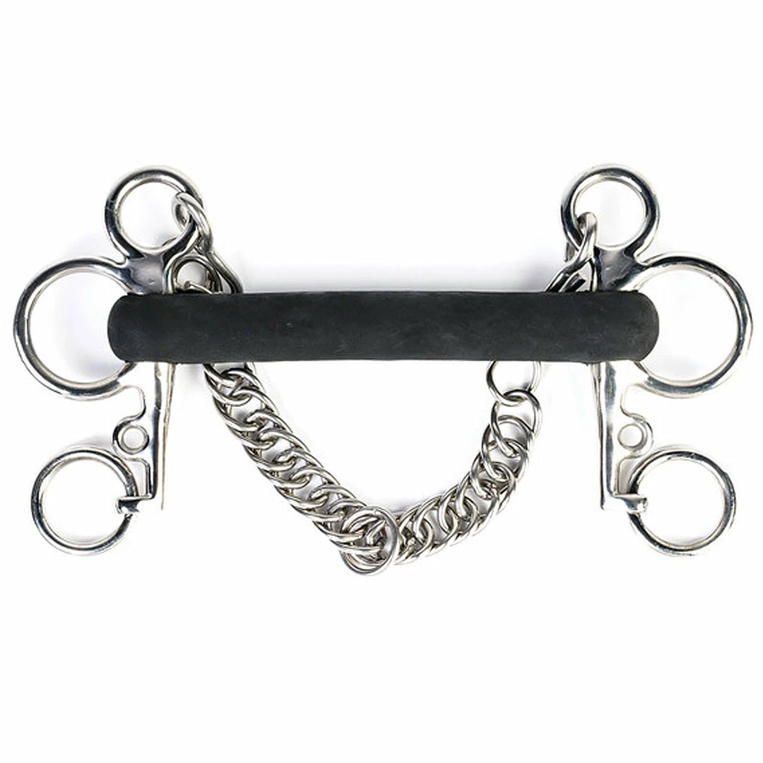 Shires Equestrian Products Shires Tom Thumb Rubber Pelham Bit
