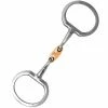 Weatherbeeta Horse Bits JP Korsteel Stainless Steel Copper Oval Link Eggbutt Snaffle Bit