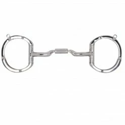 Toklat Originals Toklat Myler Eggbutt With Hooks With Stainless Steel Low Port Comfort Snaffle MB 04 Horse Bits
