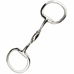 Weatherbeeta JP Korsteel Stainless Steel Oval Link Eggbutt Snaffle Bit