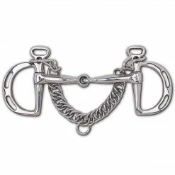 Toklat Originals Toklat Stainless Steel Snaffle Uxeter Kimberwick - 3 1/2" Cheek