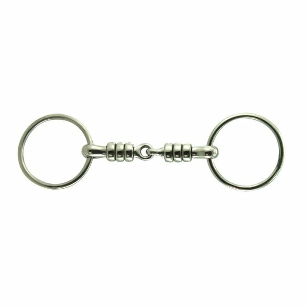 Intrepid Horse Bits Coronet Loose Ring Cherry Roller Snaffle Bit