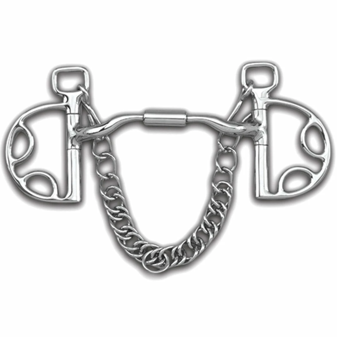 Toklat Originals Toklat Myler Kimberwick With Stainless Steel Low Port Comfort Snaffle MB 04 Horse Bits