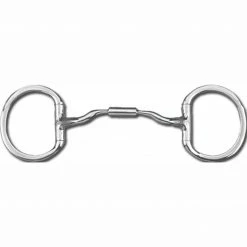 Toklat Originals Horse Bits Toklat Myler Eggbutt Without Hooks With Stainless Steel Low Port Comfort Snaffle MB 04