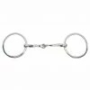 Partrade Metalab Sharp Twisted Loose Ring Snaffle Bit Horse Bits