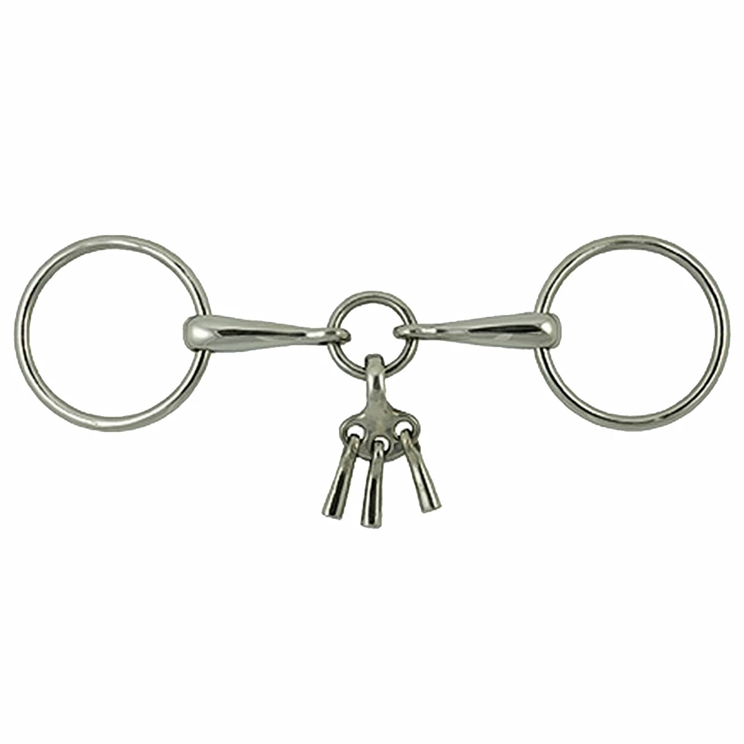 Jacks Mfg Horse Bits Player Ring Snaffle Bit