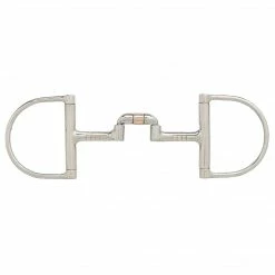 English Riding Supply Metalab Magic Copper Roller Relaxation Dee Bit Horse Bits