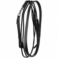 JPC Equestrian HDR Draw Reins With Snaps Horse Training Equipment