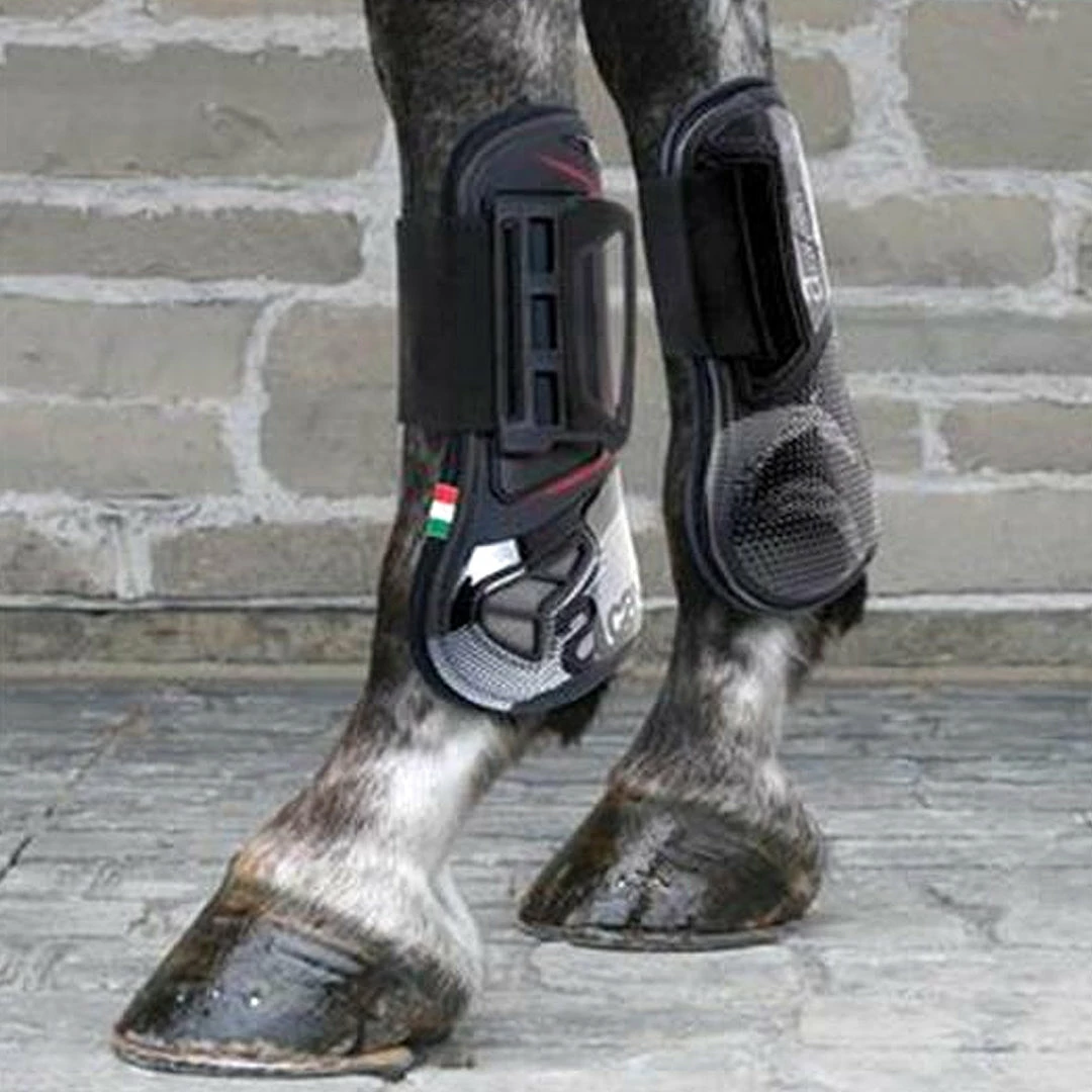 Frantisi Horse Boots & Wraps Acavallo Opera Front Boot -Gel Lined With Elasticated Stud Fastening
