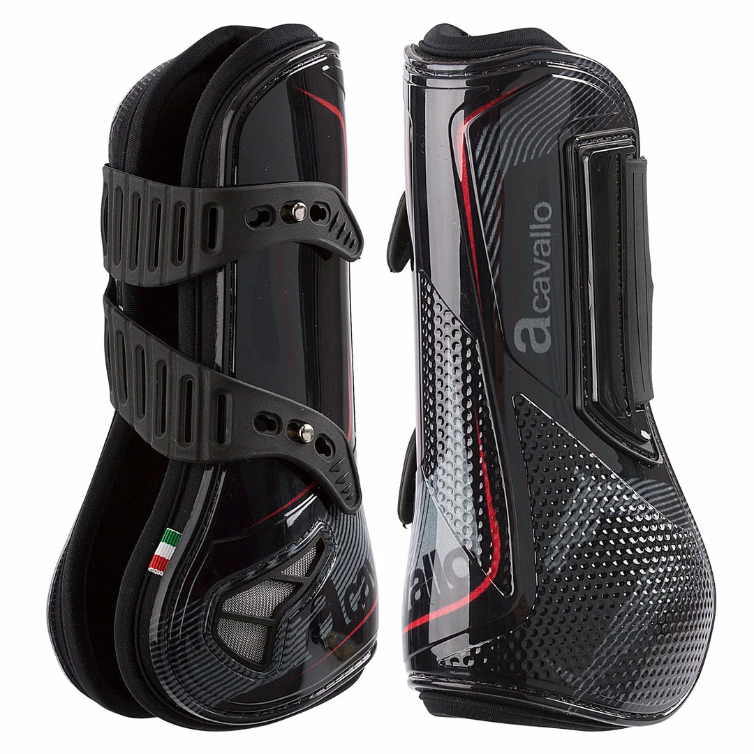 Frantisi Horse Boots & Wraps Acavallo Opera Front Boot -Gel Lined With Elasticated Stud Fastening