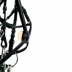 Nunn Finer Padded Figure 8 Noseband With Interchangeable Button Pieces English Bridles