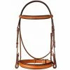 English Bridles Edgewood 1" Fancy Raised Padded Bridle With Padded Crown