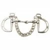 Weatherbeeta Horse Bits JP Korsteel Stainless Steel Jointed Slotted Ring KImblewick Bit