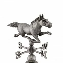 Arthur Court Equestrian Horse Weather Vane Canister - Tall