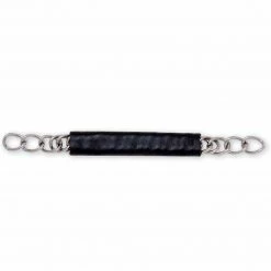 Partrade Horse Bits Metalab Single Curb Chain With Leather Cover