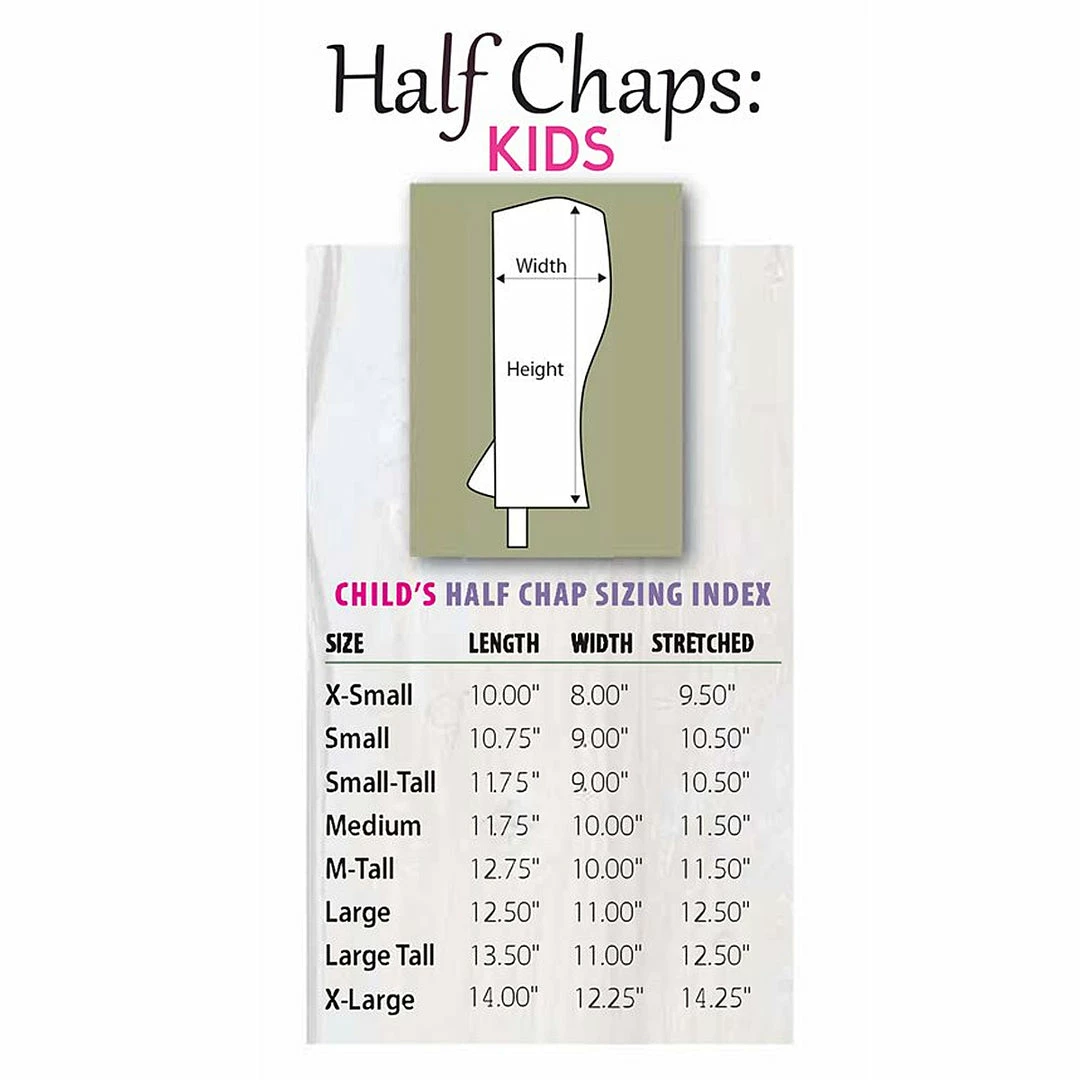 Perri's Leather Riding Boots & Half Chaps Perri's Children's Professional Half Chaps