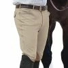 English Riding Supply Ovation EuroWeave Front Zip 4-Pocket Knee Patch Men's Breeches
