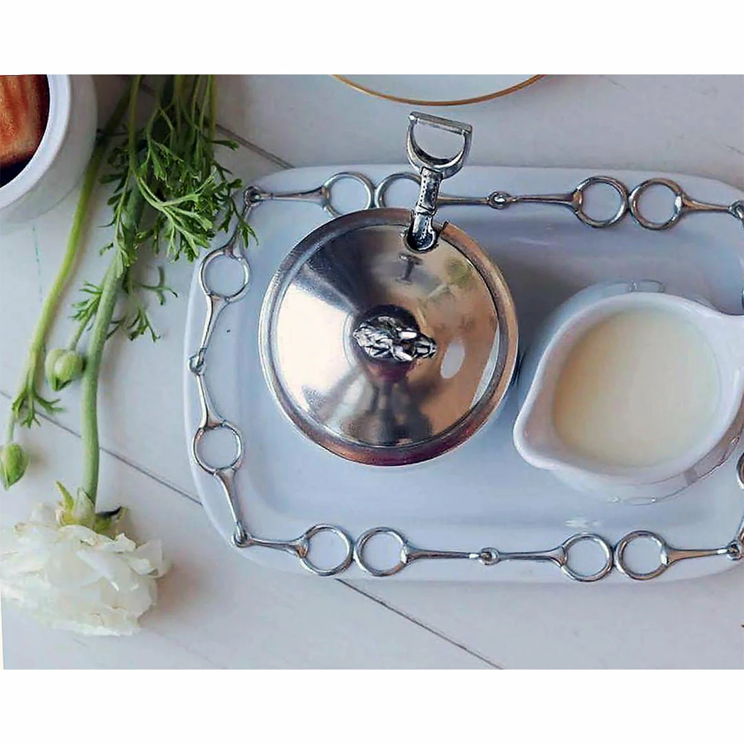 Equestrian Decor Arthur Court Sugar & Creamer Set