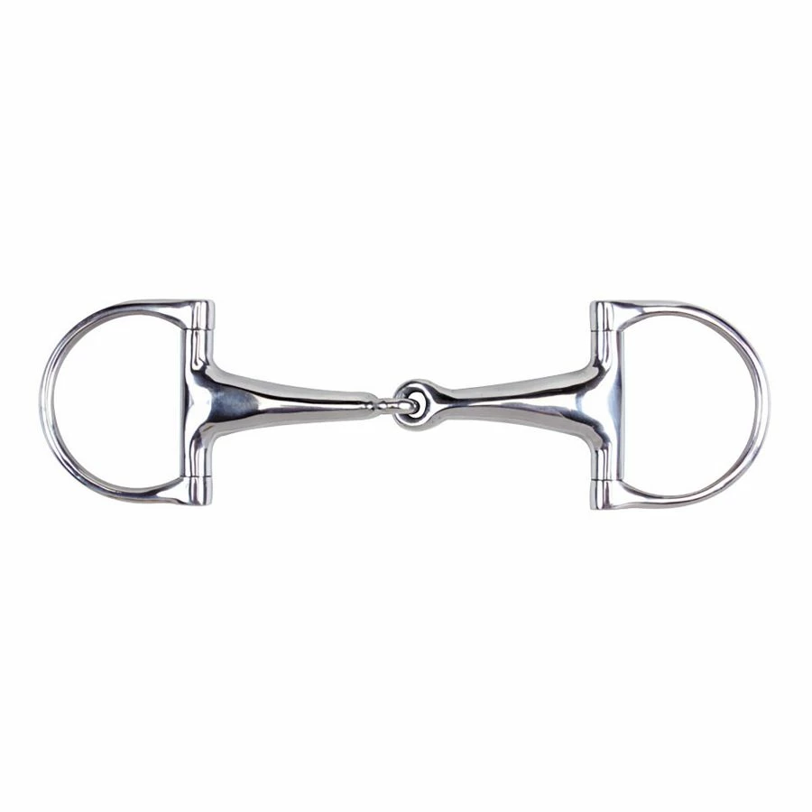 Weatherbeeta Horse Bits Korsteel Stainless Steel Featherweight Dee Ring Snaffle Bit