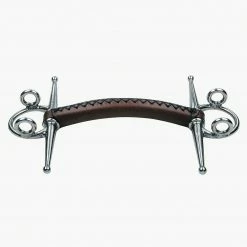 Equine Industries Trust Full Cheek Leather Gag Bit Horse Bits