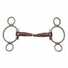 Partrade Metalab Leather Continental Gag Pinchless Bit