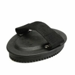 Jacks Mfg Grooming Humane Rubber Curry