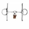 Weatherbeeta Korsteel Stainless Steel Copper Keys Full Cheek Training Snaffle Bit Horse Bits