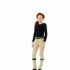 English Riding Supply Ovation Children's Lauren Pull On Euro Seat Jodhpurs