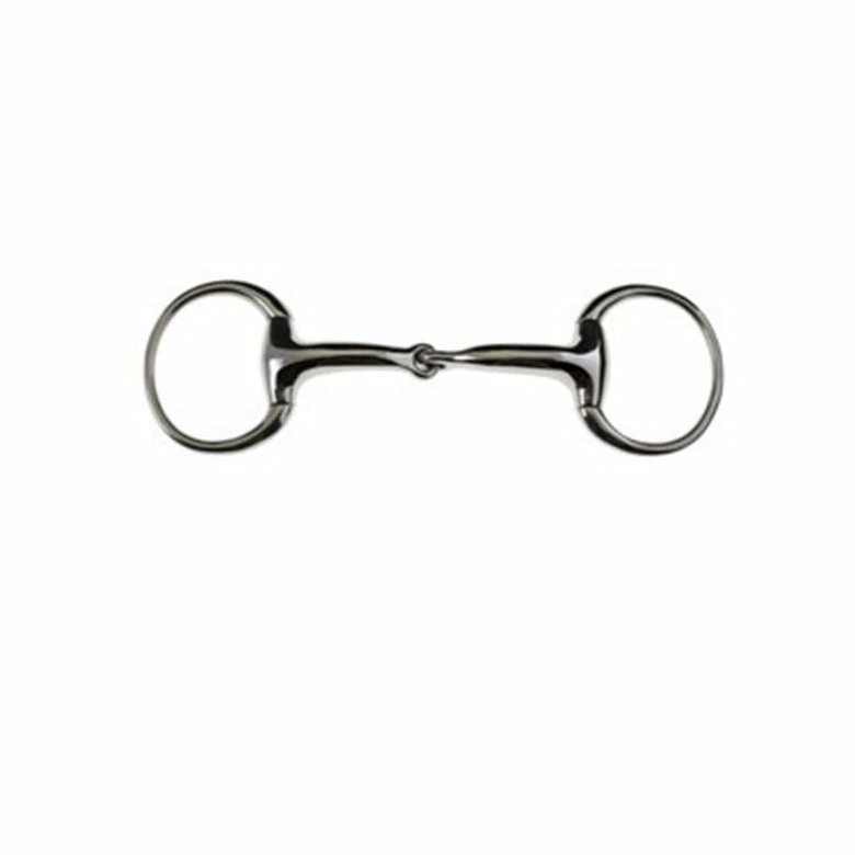 Weatherbeeta Horse Bits Korsteel Stainless Steel Heavy Weight Solid Mouth Eggbutt Snaffle Bit