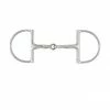 Weatherbeeta Korsteel Stainless Steel Slow Twist Hunter Dee Snaffle Bit