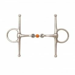 Weatherbeeta JP Korsteel Stainless Steel Copper Ball Link Full Cheek Snaffle Bit Horse Bits
