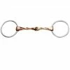 Weatherbeeta Korsteel Stainless Steel Copper Mouth Slow Twist Loose Ring Snaffle Bit Horse Bits