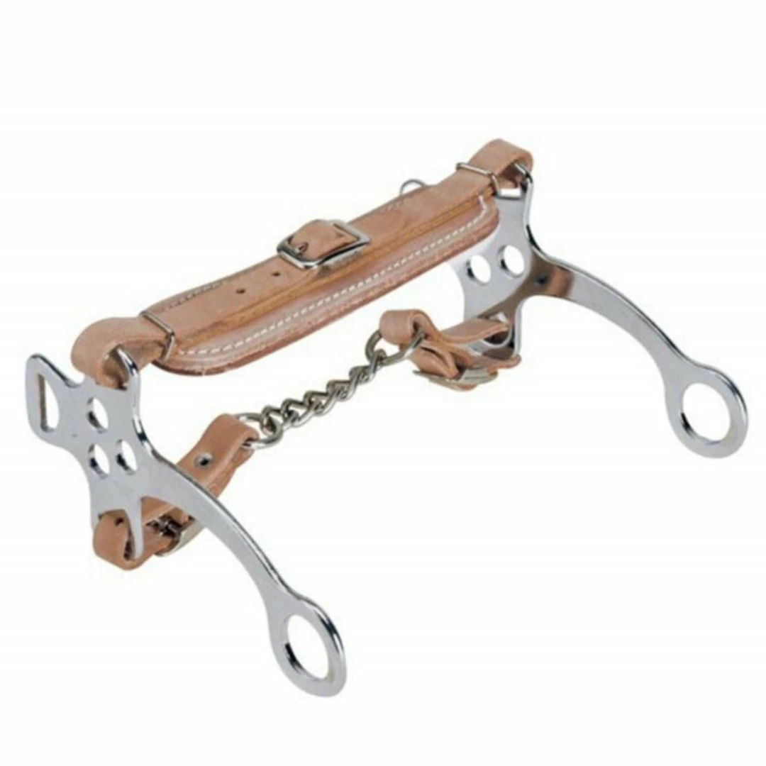 English Riding Supply Centaur Fleece Lined Hackamore Horse Bits