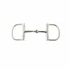 Weatherbeeta Korsteel Stainless Steel Barrel Dee Ring Snaffle Bit
