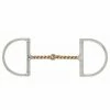 English Riding Supply Horse Bits Centaur Stainless Steel Curved Twisted Copper Wire Hunter Dee Bit