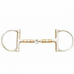 English Riding Supply Centaur Stainless Steel Roller Mouth D-Ring Bit Horse Bits