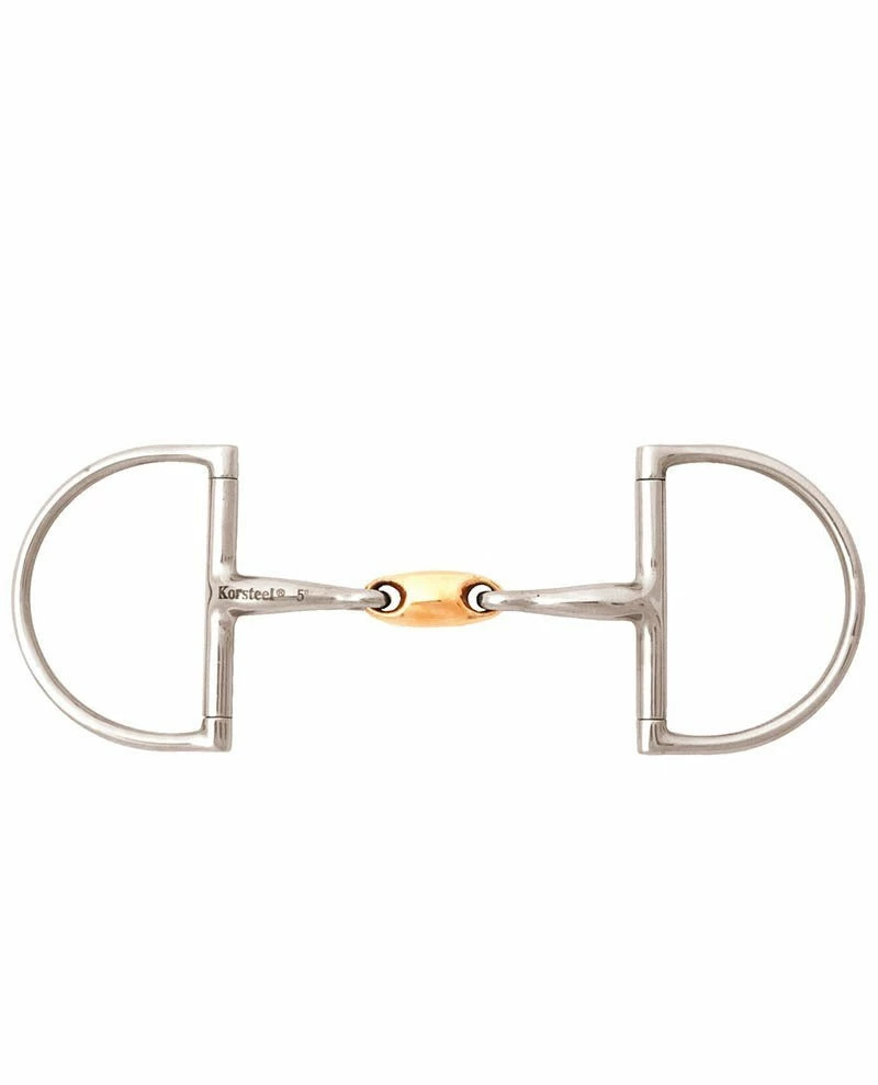 Weatherbeeta JP Korsteel Stainless Steel Copper Link Hunter Dee Snaffle Bit Horse Bits