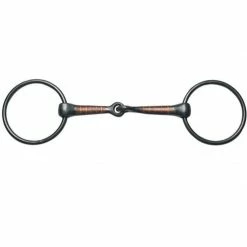 Weatherbeeta Horse Bits Korsteel Sweet Iron Copper Loose Ring Snaffle Bit