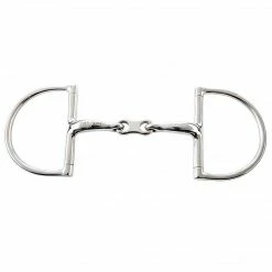 Weatherbeeta Horse Bits JP Korsteel Stainless Steel French Link Hunter Dee Ring Snaffle Bit