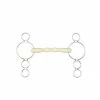 English Riding Supply Happy Mouth Pessoa 3 Ring Shaped Mullen Mouth Horse Bits