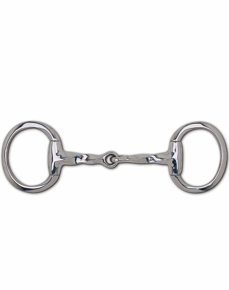 Toklat Originals Horse Bits Toklat 19mm Stainless Steel Slow Twist Snaffle Eggbutt Bit