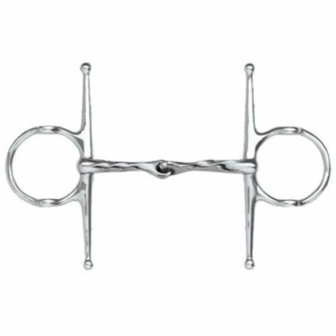 English Riding Supply Centaur Twisted Mouth Full Cheek Gag Bit