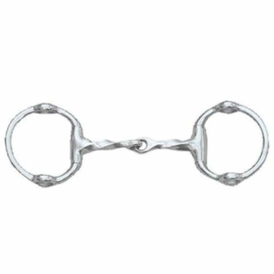 English Riding Supply Horse Bits Centaur Stainless Steel Cheltenham Twisted Mouth Eggbutt Gag Bit
