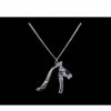 Designs By Loriece Loriece Equestrian Angled Horse Head Necklace Jewelry