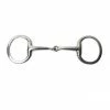 Weatherbeeta Korsteel Stainless Steel Medium Weight Solid Mouth Eggbutt Snaffle Bit