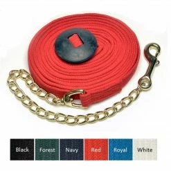 Jacks Mfg Cotton Webbing Lunge Line Horse Training Equipment