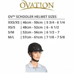English Riding Supply Ovation Deluxe Schooler Helmet Helmets