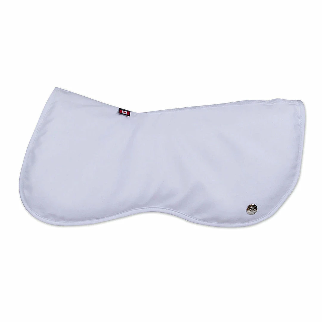 Ogilvy Equestrian Saddle Pads & Fittings Ogilvy Jumper Memory Foam Half Pad - White