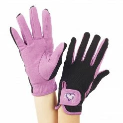 English Riding Supply Ovation Child's Hearts & Horses Gloves Equestrian Accessories